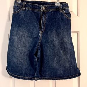 CJ Banks denim shorts—going gong gone soon!